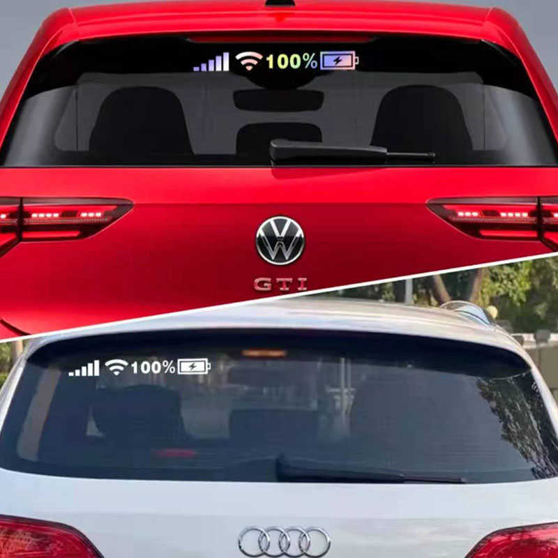 New car accessories Personalized decoration windshield sticker signal WiFi power mobile phone modification sticker car