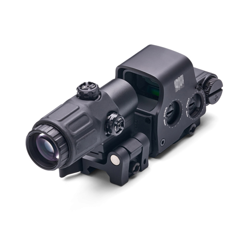 HHS tático 558 Escopo holográfico de ponto vermelho com lente de revestimento vermelho e rifle de caça à lupa G33 3x Optics mude para o STS STS Montagem QD destacável rápida