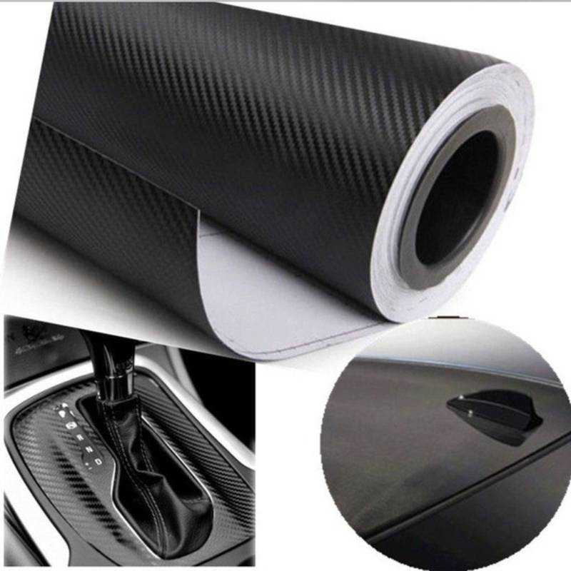 New Nano Carbon Fiber Car Sticker DIY Paste Protector Strip Auto Door Sill Side Mirror Anti Scratch Tape Waterproof Protection Film