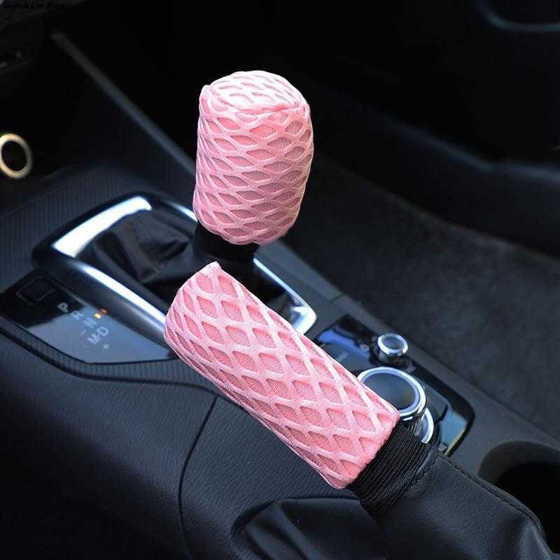 New Car Silicone Steering Wheel Cover Handbrake Gear Cover Auto Interior Accessories Four Seasons Universal Accessory Car Tool