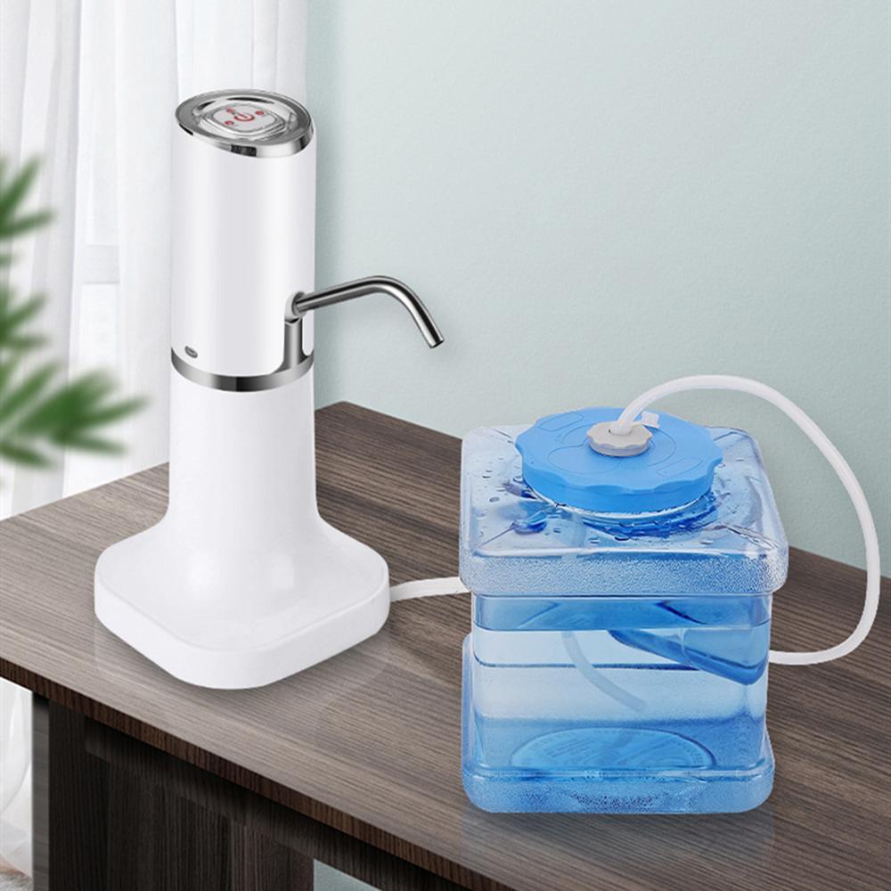 Spender Wasserspender tragbarer Wasserpumpe Mini -Fasswasser Elektrische Pumpe USB wiederaufladbare elektrische Trinkflaschenschalter