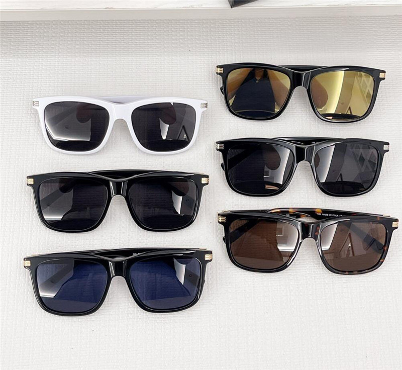 Nouveau design de mode lunettes de soleil carrées 0936S cadre en acétate style simple et populaire polyvalent extérieur uv400 lunettes de protection de qualité supérieure