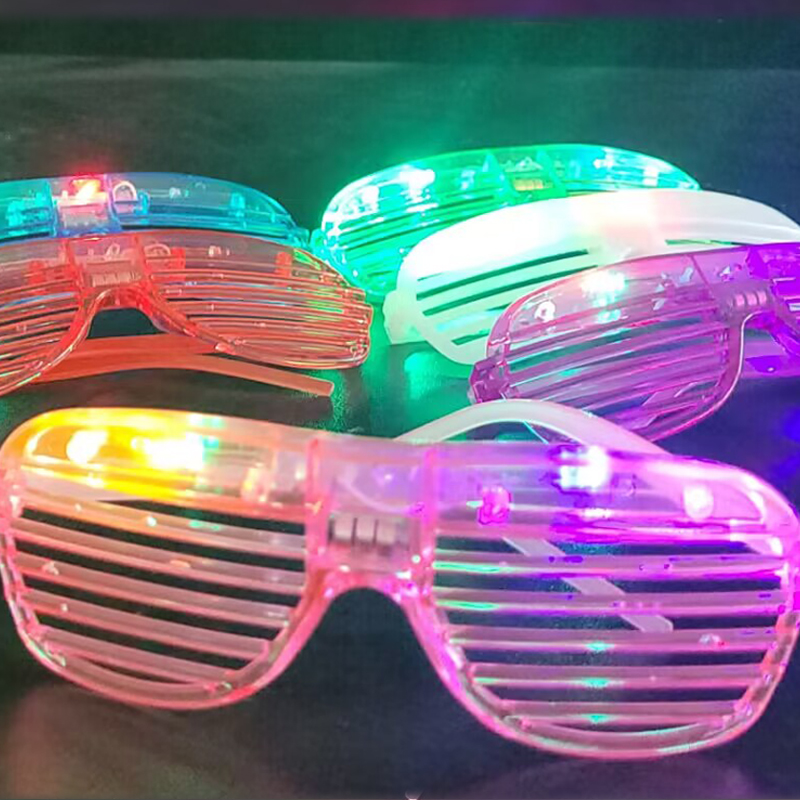 Glow in the Dark LED Glasses Light Up Sunglasses Sun Party Favors Glow Glasses for Kids Adults Party Supplies