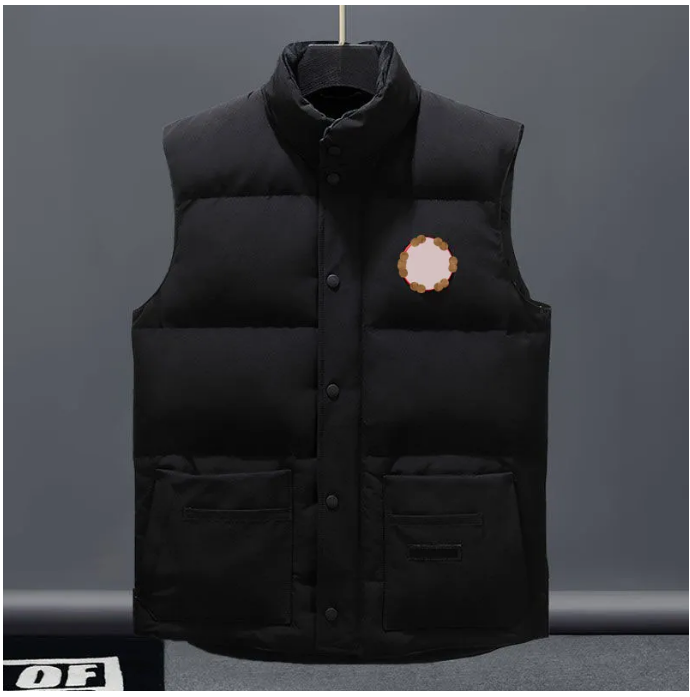 Designer Down Vest pocket jackets Parkas long sleeve zipper Badges men downs casual coat Canadian goose tops Outwear Multiple Colour 1PMG