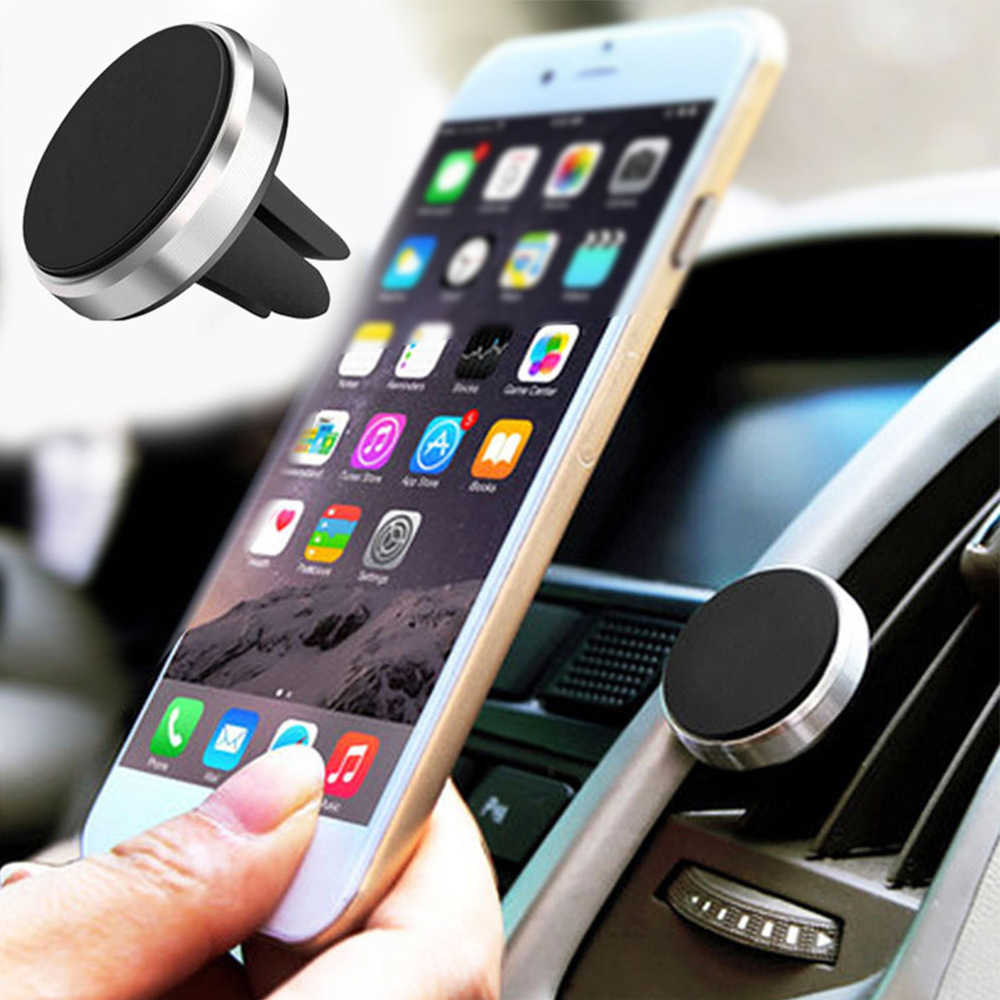 Nuevo soporte magnético para teléfono para Redmi Note 8 Huawei en coche GPS Air Vent Mount Magnet Stand Car Mobile Phone Holder para iPhone 11