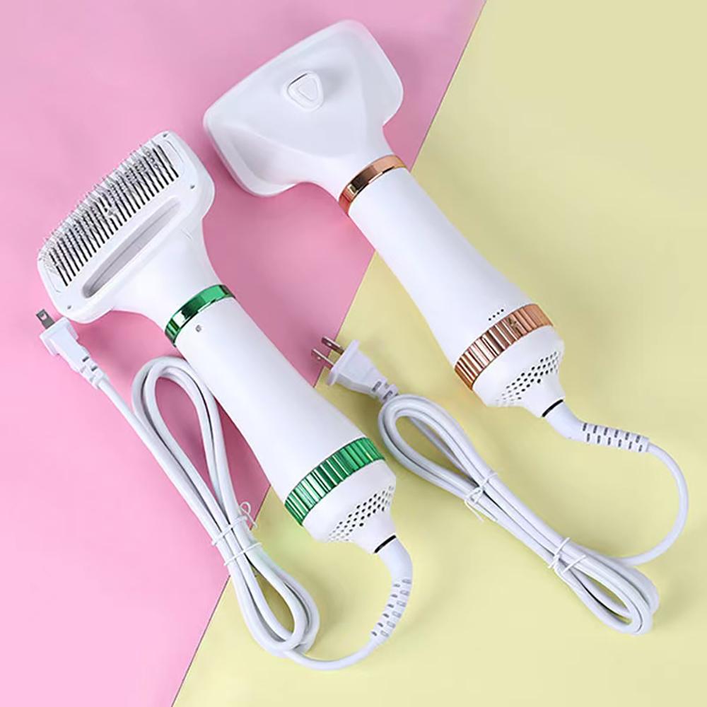 Dryers 2In1 Pet hair comb hot air comb one key hair removal Grooming Dryer Portable Cat Hair Comb Dog Fur Blower Low Noise Temprature