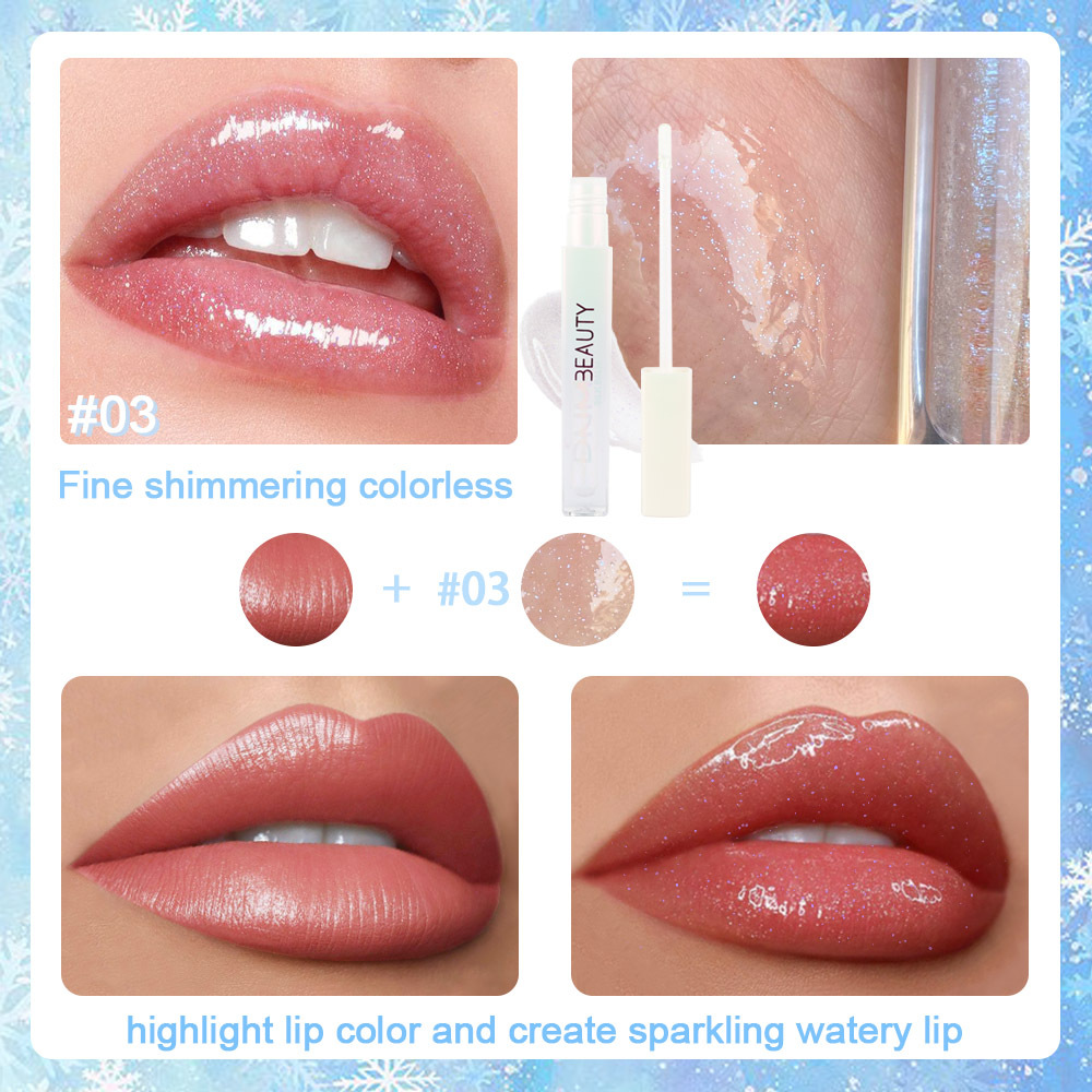Lipgloss Slicks Langdurige hyaluronzuur Hoogglanzende lippenstift Voedzame en waterdichte lippenmake-up