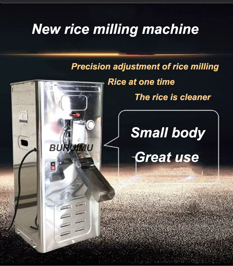 Auto Mini Rice Huller Milling Machine Commeral Complete Rice Husking Equipment Maskin Pris 180 kg/h