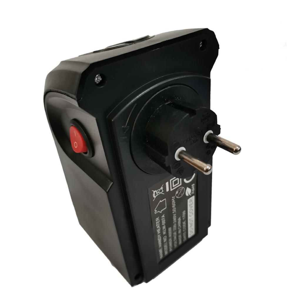 Fläktar 400W Wall Electric Heater Blower Justerbar termostat Portable Hushållsfläktvärmare värmestis varmare maskin för vintern