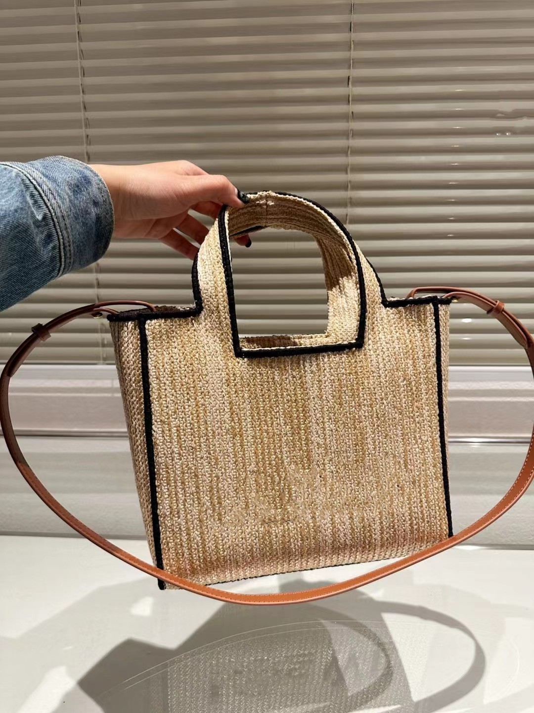 Bolso de mano de diseñador para mujer, cesta de verduras tejida de paja, bolsos de compras, bolsos de mano para mujer, bolsos de mano