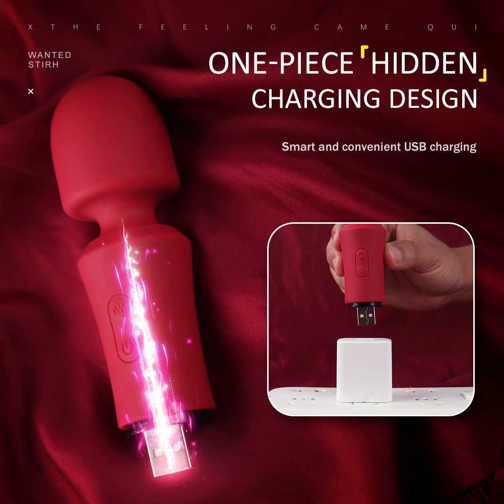 Leuke mini av -vibrator Wands Magic Massage Vibration Portable Clitoris Vibrators Sex Toys voor vrouwen volwassen