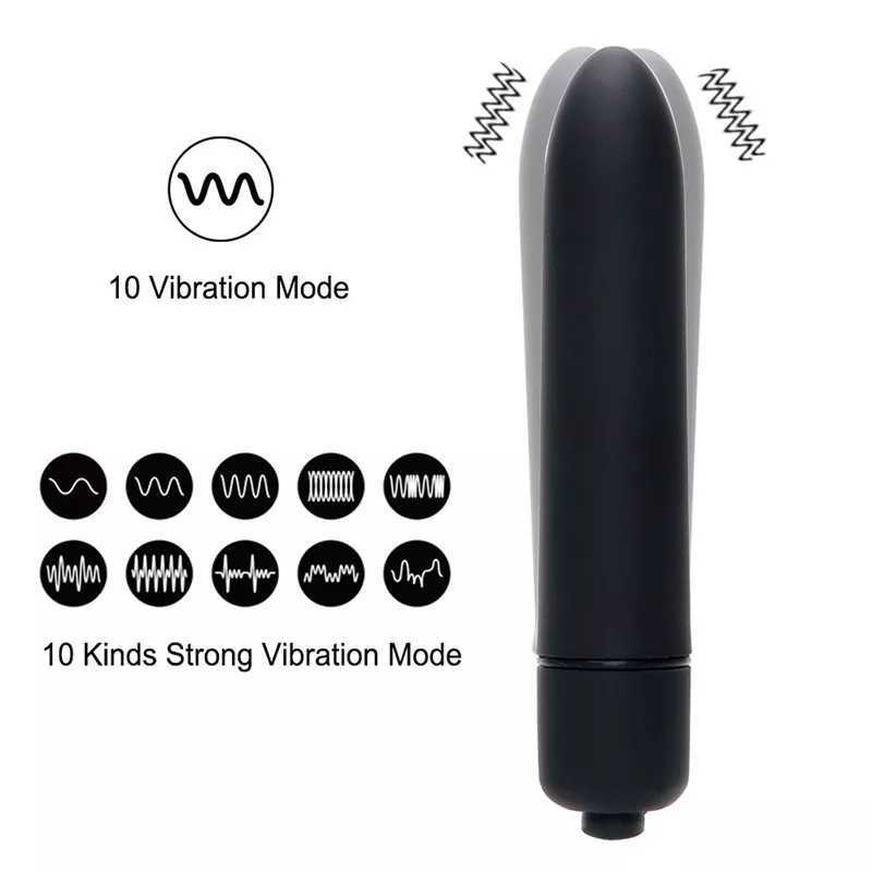 Masaż 10 prędkości Mini Bullet Vibrator G Wibracje punktowe Pochwa Clitmitis stymulator wibrator Dildo Wibrator dla dorosłych zabawki seksualne do masturbacji pary