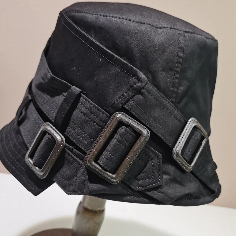 Luksusowy panama Bucket Hat Designer Belt Bugacz Komek przeciwsłoneczny Fisherman Hat Mash