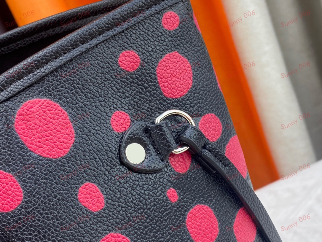 2ピースセットポルカドットパターンハンドバッグ財布エンボス加工デザイナーカボチャの形をしたペンダントトートバッグ豪華な母と子パッケージ