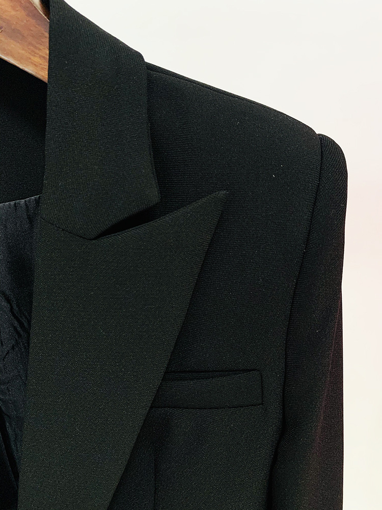 BA026 роскошный дизайнер высококачественный High Street Новейшая мода 2023 Дизайнерская куртка женская тонкая подвесная рукавая бисера.