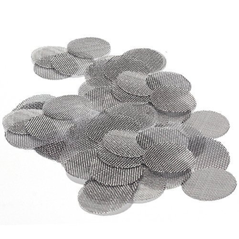 /Pack Pipe Mesh Filter Silver Screen Hookah Tobacco Pipe 20mm Multifunctional Herb Smoking Tools Accessories