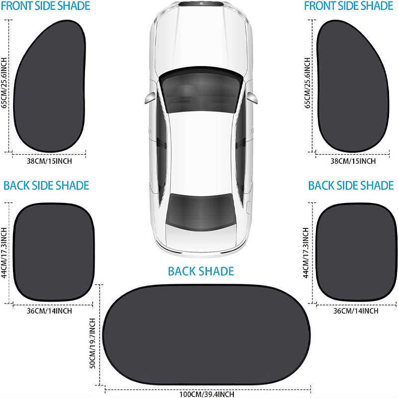 New Car Parabrezza Parasole Ombrello Estate Auto Anti-UV Parasole Tenda finestra Protezione solare Visiera accessori interni auto