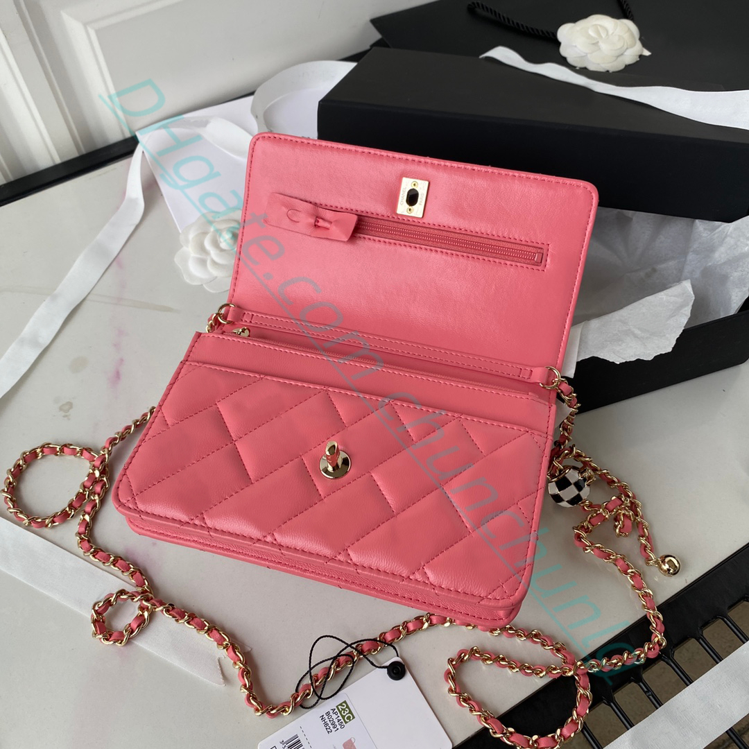 bolsos de diseño MUJER diseñadores de lujo Bolsos de hombro cadena de bolsos de cuero real Mensajero cosmético Bolsos de compras Totes monedero de dama Caja original