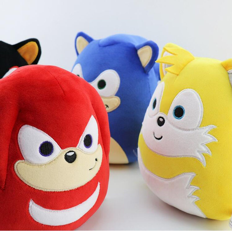 Rotondo e Rolling Hedgehog Sonic Plush Toy Super Sony Flipper Plush Toy