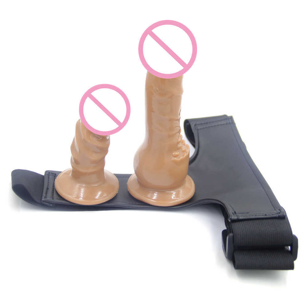 Strapon Realistische Doppeldildo Frauen Vagina Anal Plug Strap On Dildos Penis Harness Gürtel Höschen Erwachsene Sex Spielzeug Für Lesben