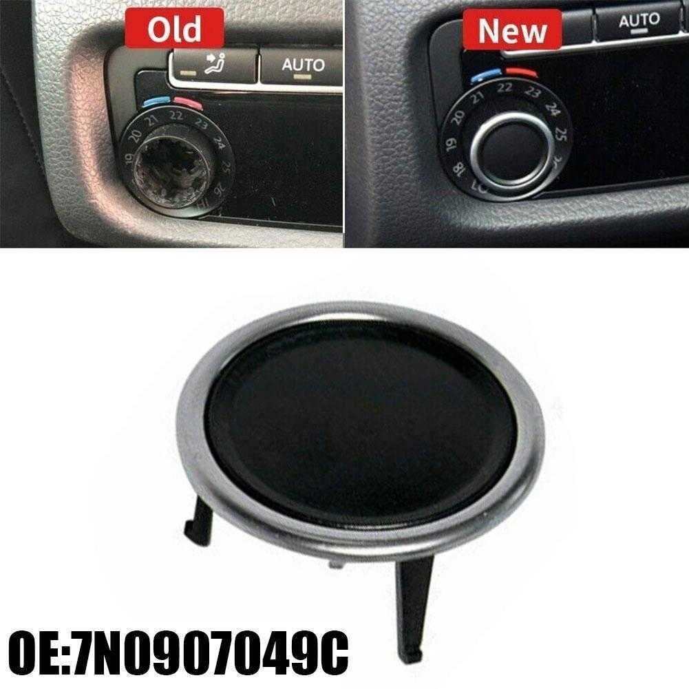 Nieuw voor Volkswagen Sharan Achter Airconditioning Knop Knop Cover Panel Decoratieve dekselring Auto Accessoires 7N0907049C