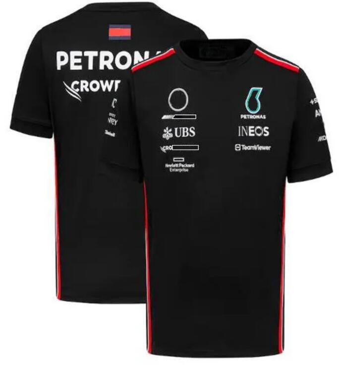F1 Racing Polo Shirts Summer Team kortärmade kroppsskjortor av samma stilanpassning