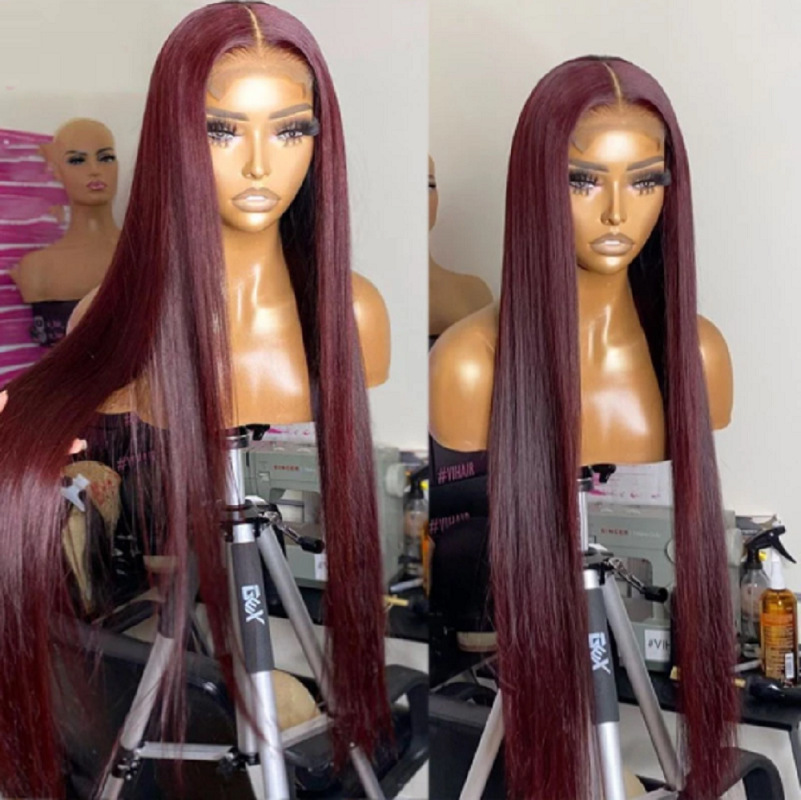 Lace Front Wigs For Women Black Long Straight Hair Glueless Lace Wigs Synthetic Long Silk Straight Natural Wig Heat Resistant Fiber