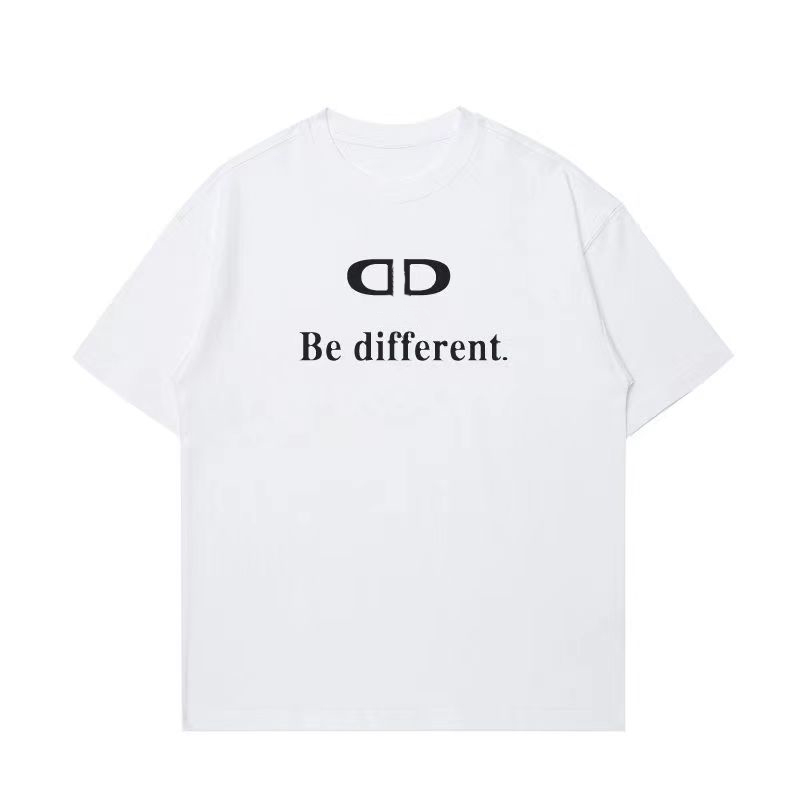 Nouveau designer t-shirt hommes t-shirts été blé couronne motif alphabet imprimer couple kaki coton décontracté polyvalent grand 100kg3XL t-shirts