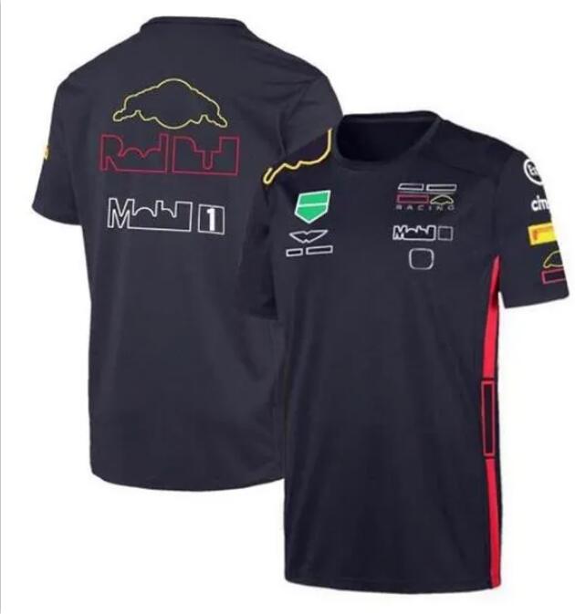 F1-Team-Renn-T-Shirt aus Polyester, schnell trocknend, kurze Ärmel, der gleiche Stil kann individuell angepasst werden320p