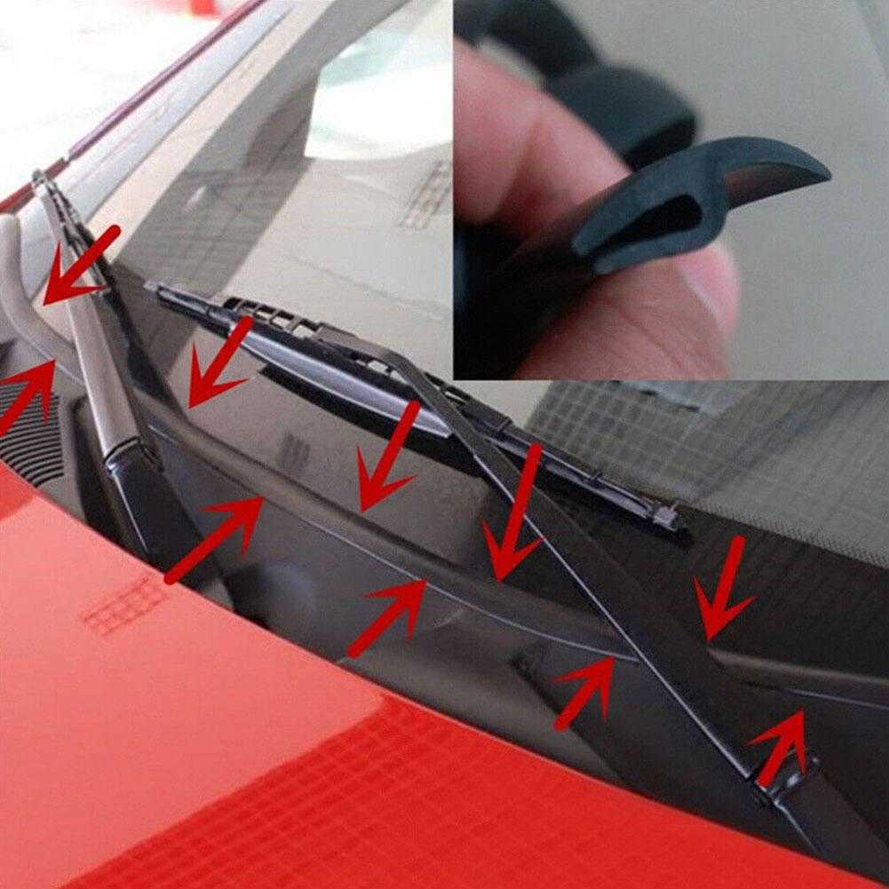 Nieuw Type h Auto Voorruit Afdichtingen Rubber Achterruit Tochtstrip Zonnedak Afdichting Strip Sierlijst Afdichting voor Bmw E46 E60 E90