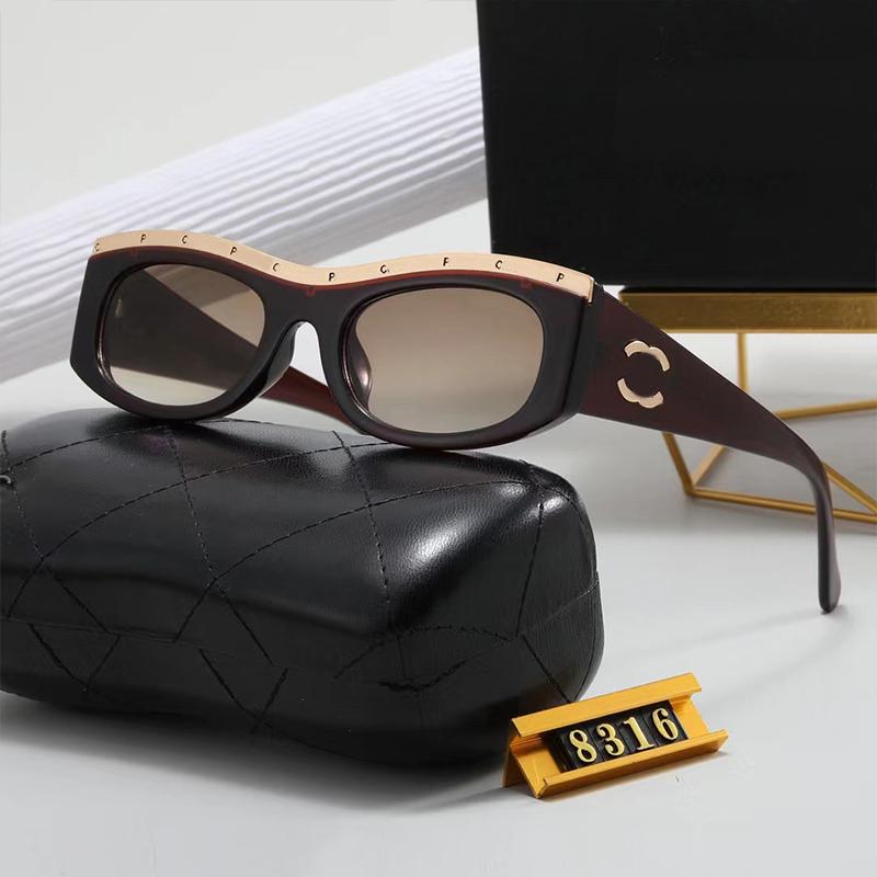 Pilot Designer Sunglass Fashion Oval Lens Sunglasses for Women Men Classic Luxury Brand Sun glass Goggle Adumbral 6 Color Option Eyeglasses