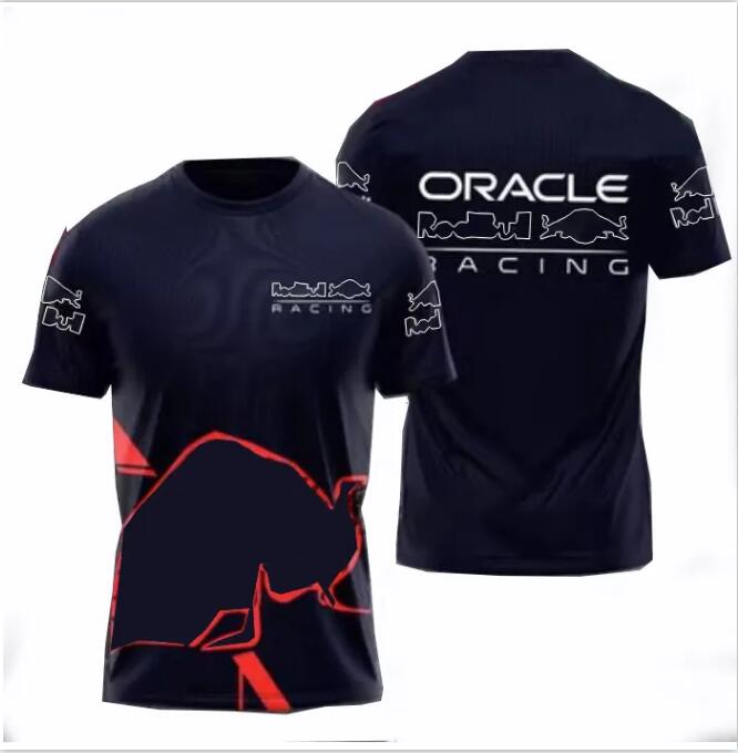 Camiseta de corrida F1 novo logotipo da equipe de verão manga curta local 018928326