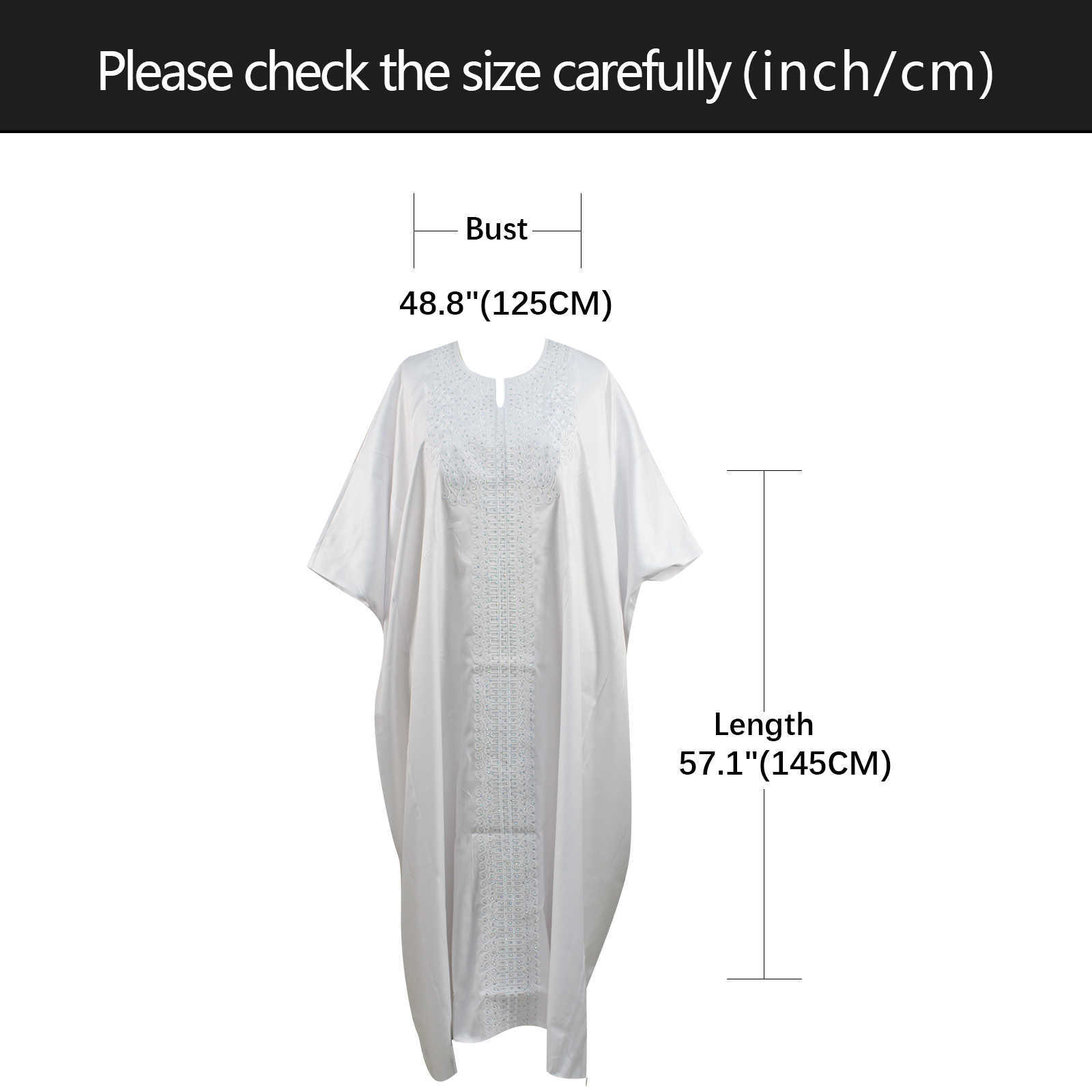 Casual Dresses African Plus Size Kaftan Dress Hot Drilling Full Gown Nightdress Party Casual Dress P230515