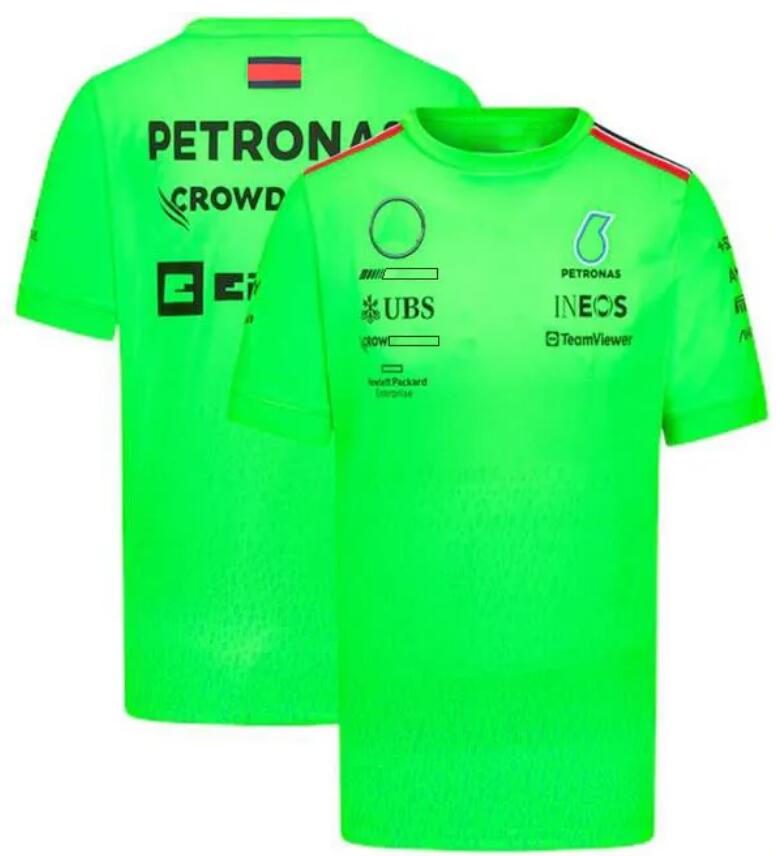 Polo de course F1, T-shirt à manches courtes de l'équipe d'été, même style, personnalisation