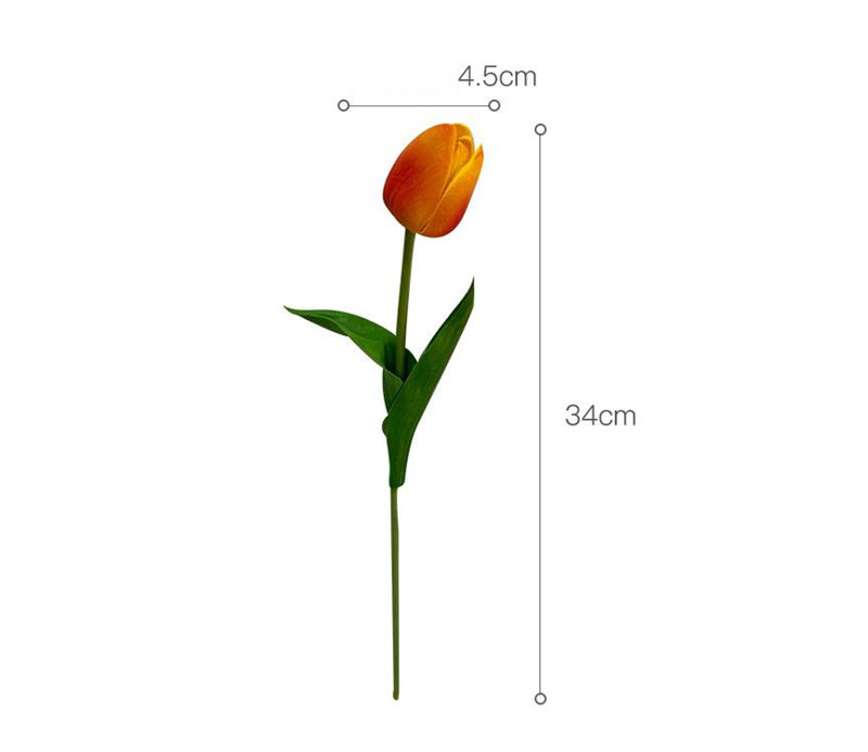 Wedding Home Decoratie Bloemen Simulatie Mini Tulpen Bruid Hold Flower PU Artificial Flowers DF229