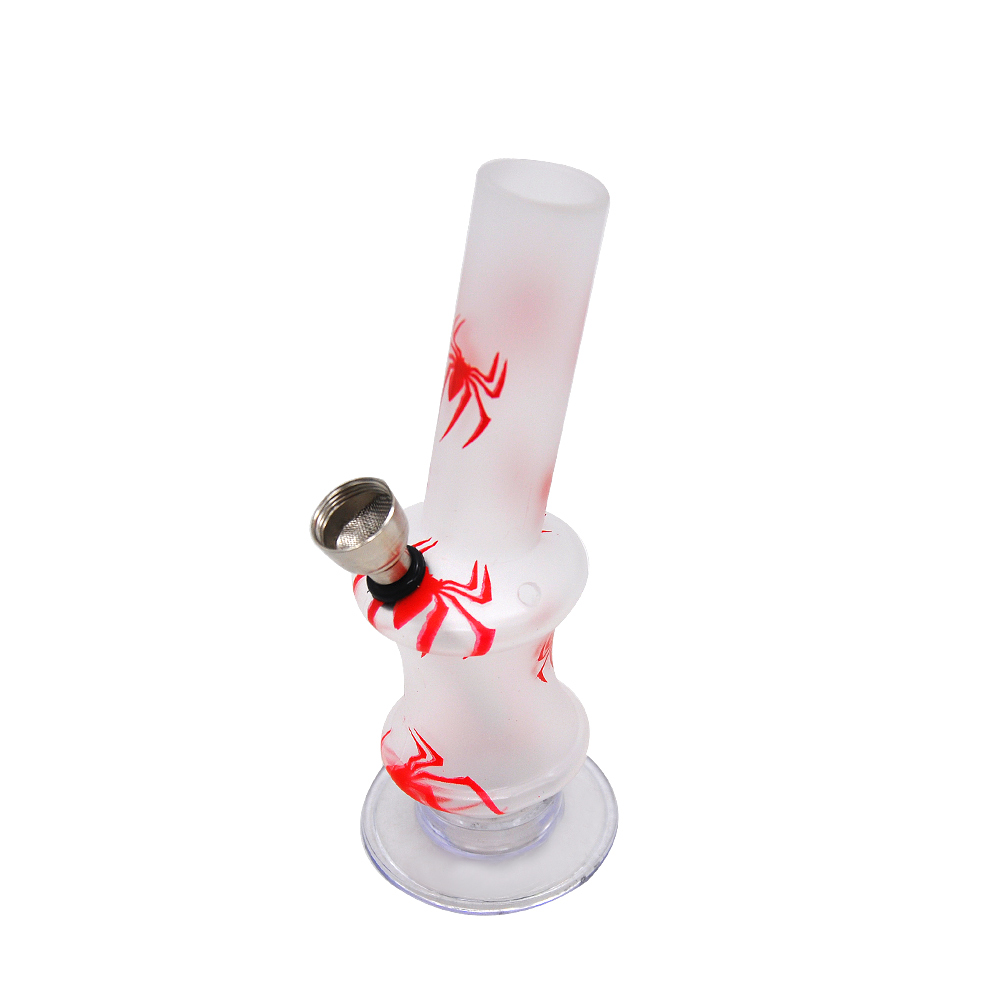 Araignée Logo Mini Pipe À Eau Bong 146mm Hauteur Acrylique Matériel Pipe À Eau Accessoires En Gros