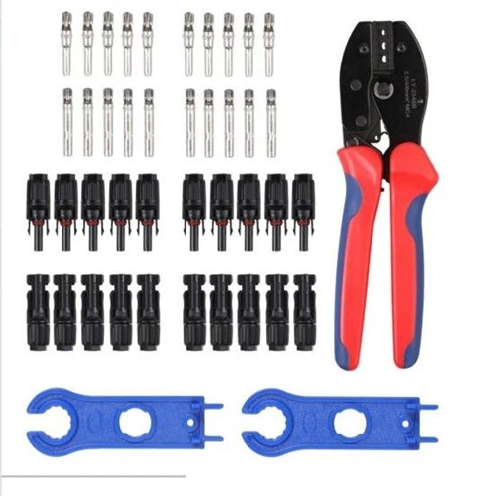 Tang WOZOBUY outil de sertissage de Terminal solaire LY2546B pince à sertir Kit d'outils à main pince de connecteur solaire outils de matériel électrique