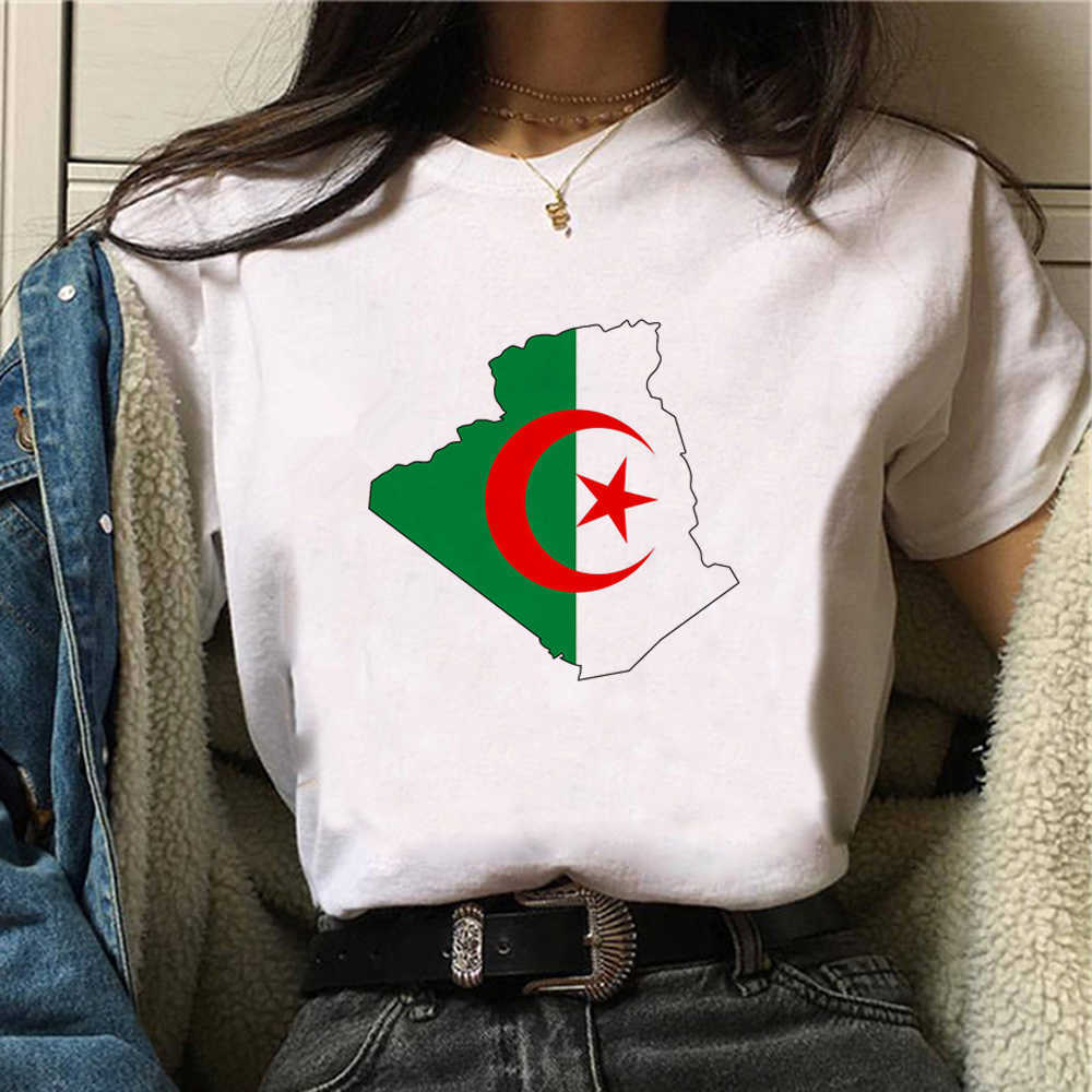 Women's T-Shirt Algeria Tee women summer Tee female anime designer funny clothes P230515