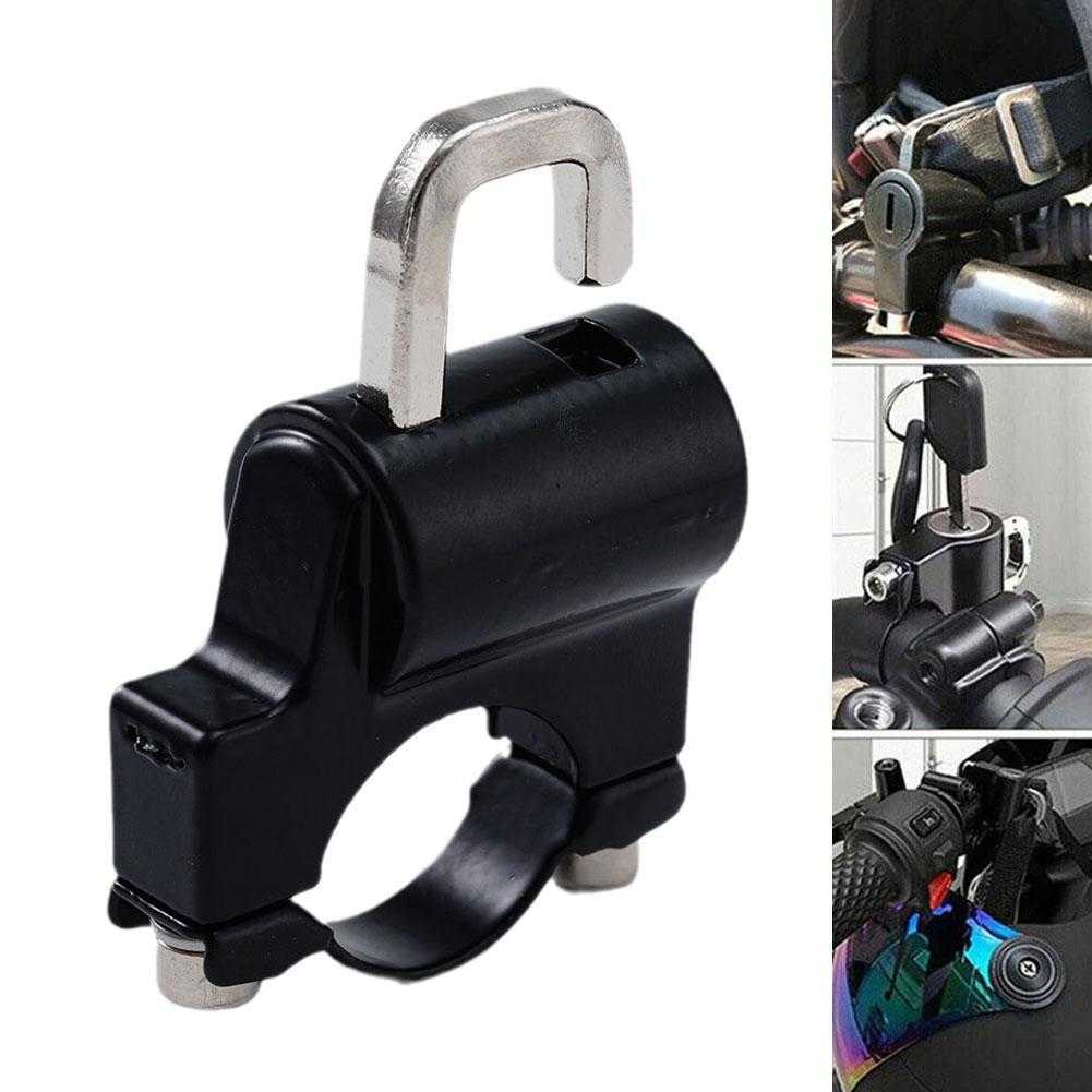 New Motorcycle Universal Helmet Lock Handlebar Anti-theft Security Motorbike