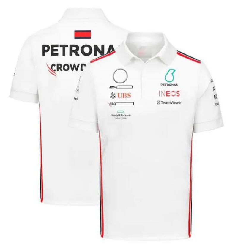 F1 Racing Polo koszule Nowe zespoły Krótkie koszulki o tym samym stylu zwyczajowym