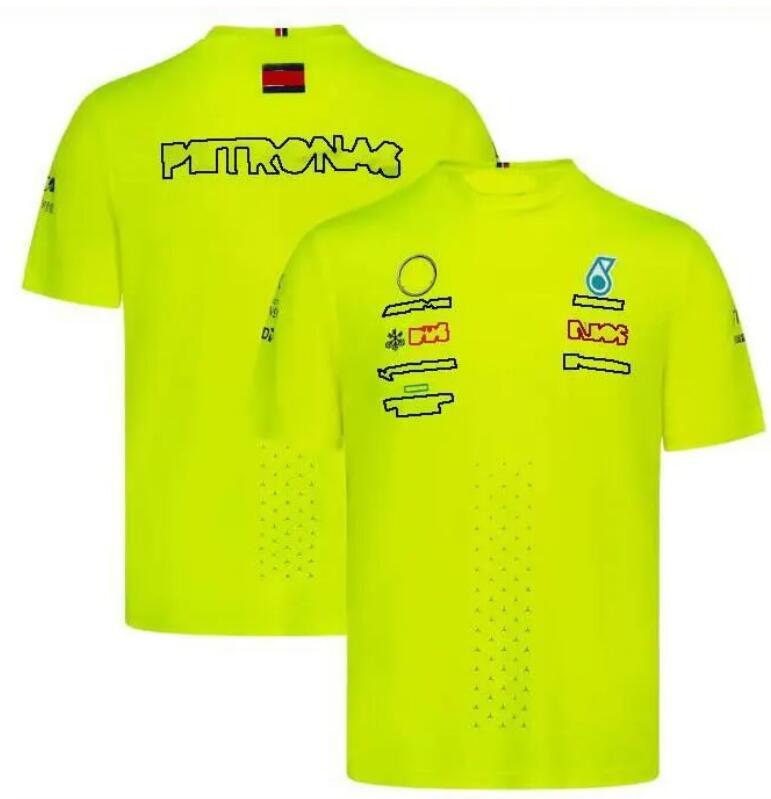 Polo da corsa F1, magliette a maniche corte della squadra estiva dello stesso stile personalizzato