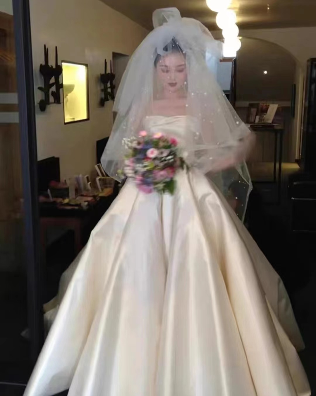 2025 Sleeves Dress Elegant Super Handmade Beading Quality Bridal All