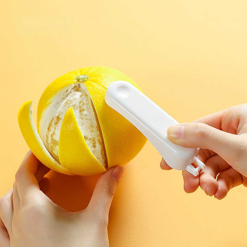 Mini éplucheur de fruits pelés citrons Orange éplucheur d'agrumes trancheuse coupe rapidement Gadgets de cuisine outils de fruits et légumes