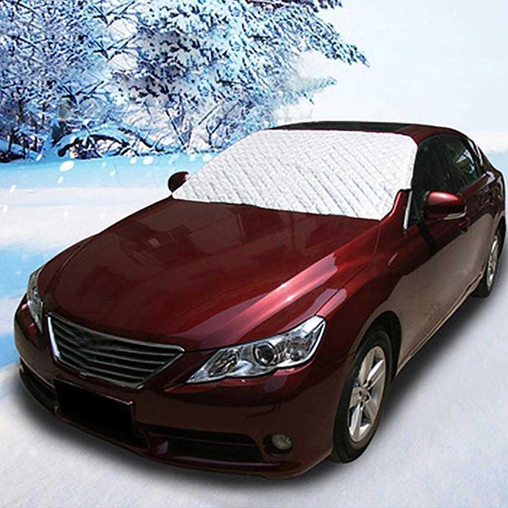 Bil Universal Car Snowwindshield Cover Magnetic Windshield Cover Tjockare Sun Shade Protection Cover Sun Blocker för SUV