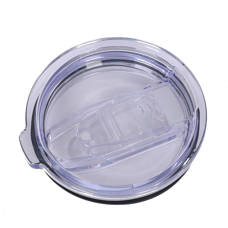 20oz/30oz Sealing Bottle Cover Splash Spill Proof Plain Plastic Lids For Beer Cups Transparent Tumbler Cup Bottle Accessories 0110