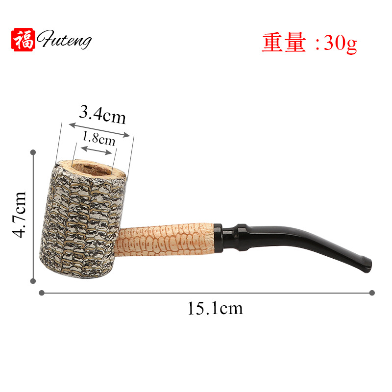 Smoking Pipes Novice Smoker Beginner Level Corncob Pipe