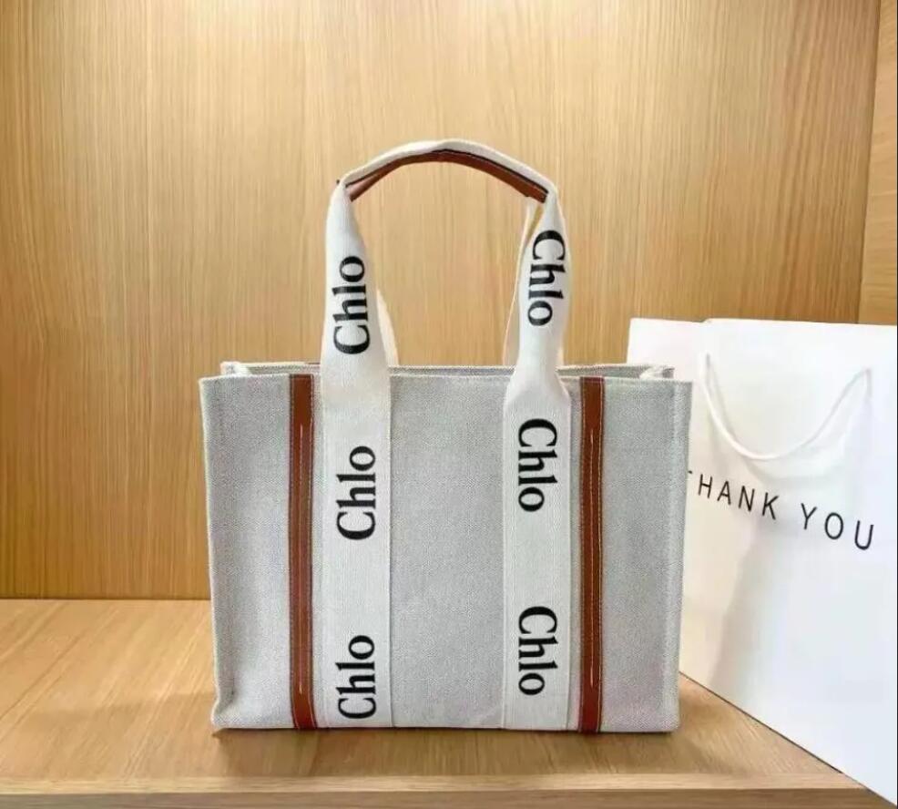 Women handbags WOODY Tote shopping bag handbag high NYLON hobo fashion linen Large Beach bags luxury designer travel Crossbody Sho214u