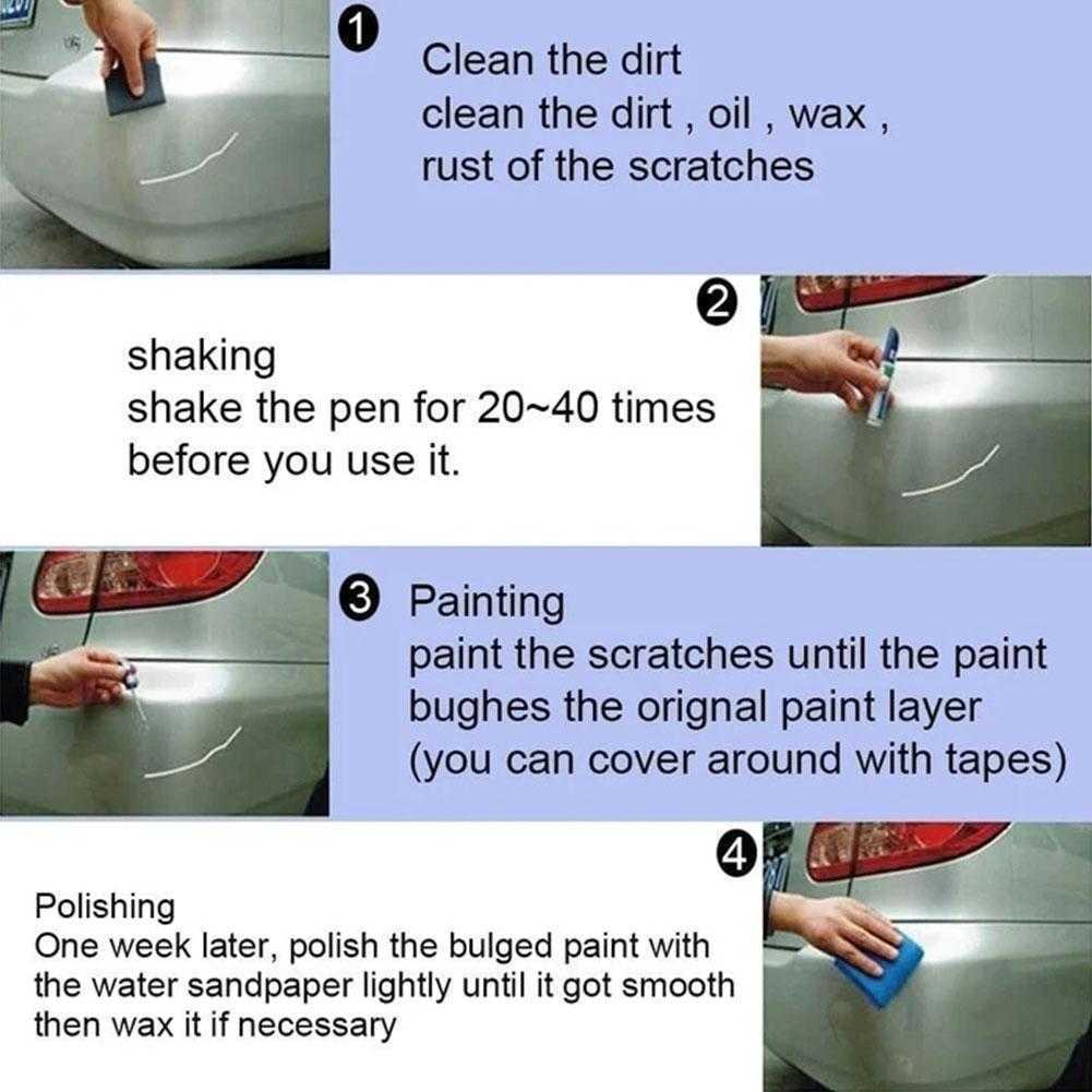 Nouveau universel voiture manteau Scratch clair réparation coloré peinture stylo Up stylo étanche réparation entretien peinture soins voiture accessoires