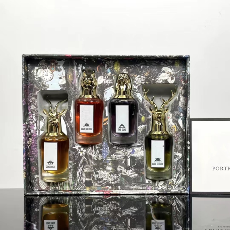 Parfum pour homme Parfum original coffret rugissant Constance mouton 10 ml * 4 pièces parfum pour femme vaporisateur corporel cadeau