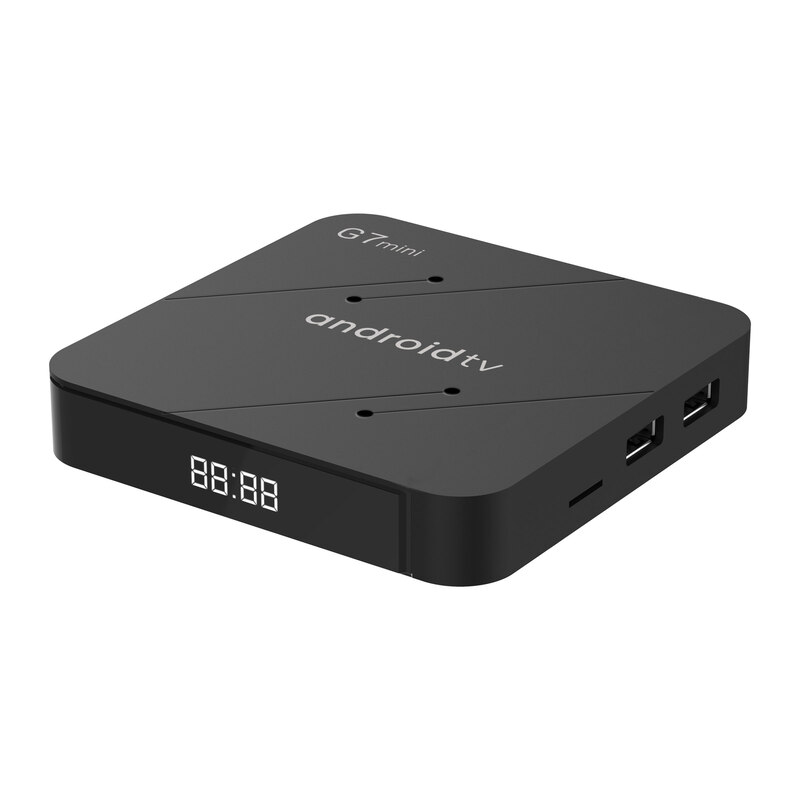 Hot G7 mini TV Box androidtv 11.0 OS 4K Amlogic S905W2 2GB 16GB 2.4G 5G WiFi Bluetooth Voice Remote Control Media Player